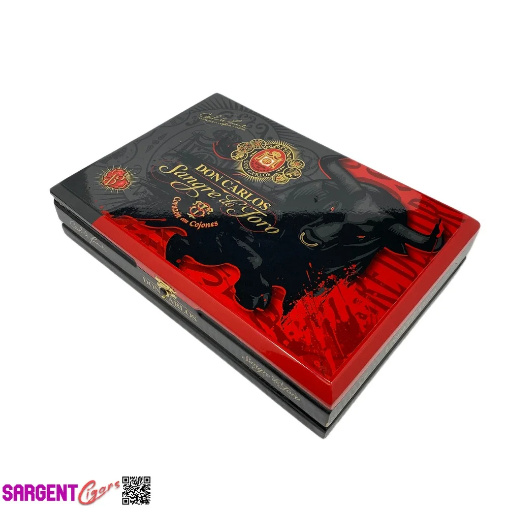 Arturo Fuente Don Carlos Sangre de Toro Undefeated Empty Wooden Cigar Box
